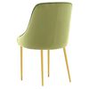 vidaXL Cadeiras de jantar 4 pcs veludo verde-claro