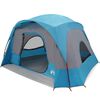 vidaXL Tenda familiar estilo cabana para 6 pessoas imperme&aacute;vel azul