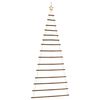 vidaXL &Aacute;rvore de Natal suspensa com estrela no topo 100x210 cm galho natural