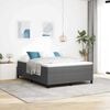 vidaXL Cama Box Cinza Claro e Branco 140 x 190 cm