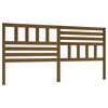 vidaXL Cabeceira de cama 186x4x100 cm pinho maci&ccedil;o castanho mel