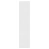 vidaXL Sapateira 63x24x103 cm derivados de madeira branco brilhante