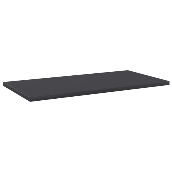 vidaXL Prateleiras para estante 4 pcs 60x30x1,5cm contraplacado cinza