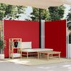 vidaXL Toldo lateral retrátil 180x600 cm vermelho