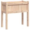 vidaXL Vaso/floreira de jardim com pernas 70x31x70 cm pinho maci&ccedil;o