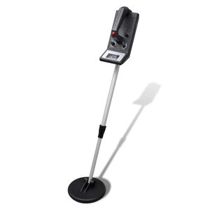 vidaXL Detetor de metais port&aacute;til, profundidade de pesquisa at&eacute; 60 cm