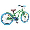 vidaXL Bicicleta Infantil 18 Polegadas para 5-7 anos Verde