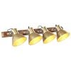vidaXL Candeeiro de parede industrial 90x25 cm E27 bronze