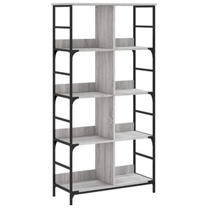 vidaXL Estante 78,5x33x153 cm derivados de madeira cinzento sonoma