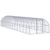 vidaXL Galinheiro de exterior 3x12x2 m a&ccedil;o galvanizado