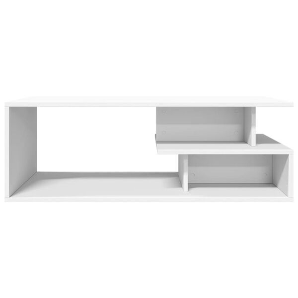 vidaXL Mesa de centro 102x55x35 cm derivados de madeira branco