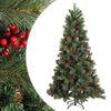 vidaXL &Aacute;rvore de Natal Articulada Artificial 150 cm PVC e Metal Verde