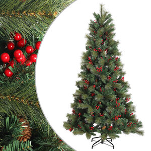 vidaXL &Aacute;rvore de Natal Articulada Artificial 150 cm PVC e Metal Verde