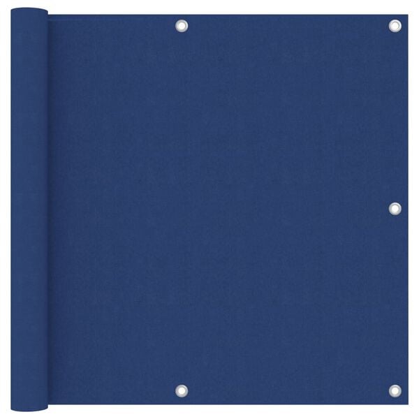 vidaXL Tela de varanda 90x300 cm tecido Oxford azul