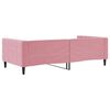 vidaXL Sof&aacute;-cama 100x200 cm veludo rosa