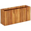 vidaXL Vaso/floreira de jardim 100x30x50 cm madeira de ac&aacute;cia maci&ccedil;a