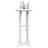 vidaXL Mesa de bar Branco 55 x 55 x 107 cm HDPE
