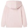 Sweatshirt para crian&ccedil;a com capuz e fecho mistura de rosa claro 92