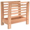 vidaXL Suporte de revistas 40x26,5x38,5 cm madeira de nogueira maci&ccedil;a