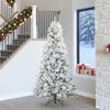 vidaXL Árvore de Natal Articulada Artificial Branco 240 cm PE e PVC