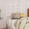 vidaXL Cabeceira de cama 106x4x104 cm pinho maci&ccedil;o branco