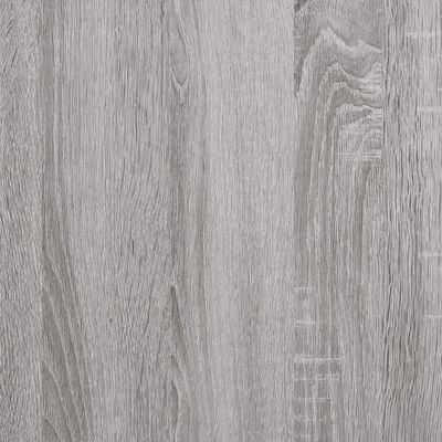 vidaXL Aparador 80x33x70 cm derivados de madeira cinzento sonoma