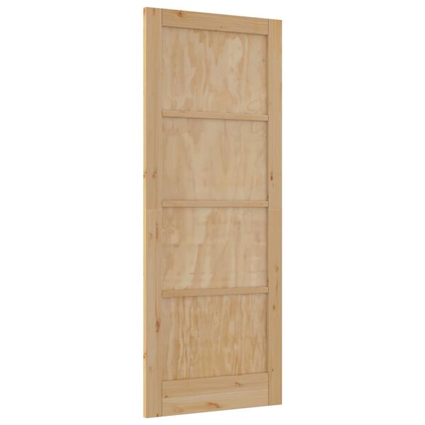 vidaXL Porta Interna ORKDAL Castanho 83 x 211 cm Contraplacado