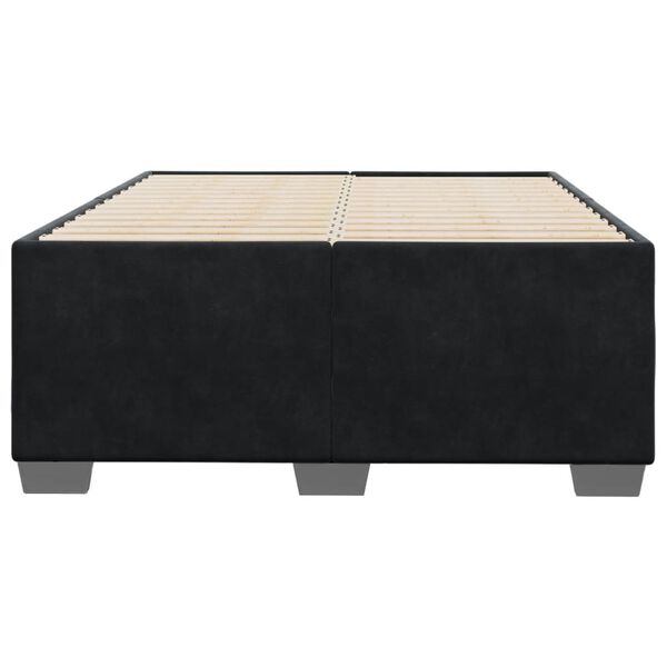 vidaXL Estrutura de cama sem colchão 120x190 cm Veludo preto