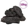 vidaXL Pedras vulc&acirc;nicas 10 kg 10-30 cm preto