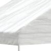 vidaXL Gazebo com telhado 6,69x5,88x3,75 m polietileno branco