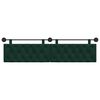 vidaXL Cabeceira Suspensa Verde Escuro 210 x 55 x 7 cm Veludo