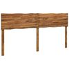 vidaXL Cabeceira de borda viva ROSTOCK Natural 180 cm