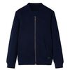 Sweatshirt para crian&ccedil;a com fecho azul-marinho 116