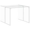 vidaXL Casota p/ c&atilde;es c/ parque 214x865x181 cm a&ccedil;o galvaniz. antracite