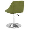 vidaXL Cadeiras de jantar girat&oacute;rias 2 pcs veludo verde-claro