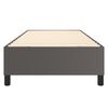 vidaXL Estrutura de cama com molas 80x200 cm couro artificial cinza