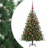 vidaXL &Aacute;rvore de Natal artificial com bolas 150 cm 150 LED