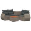 vidaXL Conjunto de Sof&aacute;s 6 unid. Cinza e Cinza Escuro