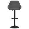 vidaXL Bancos de bar 2 pcs veludo cinzento-escuro