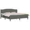 vidaXL Estrutura da Cama Cinzento-Escuro 180 x 200 cm Veludo
