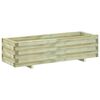 vidaXL Canteiro elevado 120x40x30 cm madeira retangular