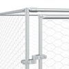 vidaXL Canil de exterior 6x2x2 m a&ccedil;o galvanizado prateado