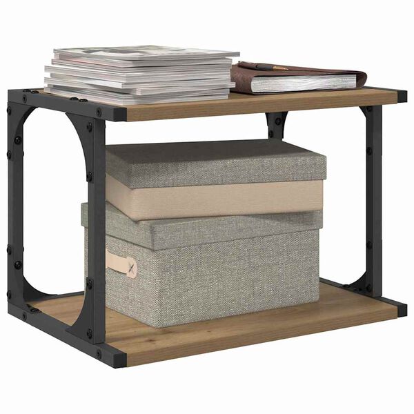 vidaXL Suporte para Impressora Carvalho Artesanal 41 x 28 x 33,5 cm