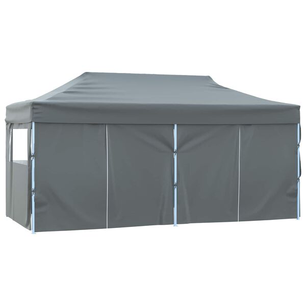 vidaXL Tenda de Festa Antracite 291 x 580 x 315 cm Tecido Oxford