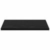 vidaXL Estante de Prateleira 4 pcs Preto 40 x 30 x 1,5 cm