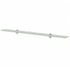 vidaXL Prateleira flutuante vidro 100x20 cm 8 mm