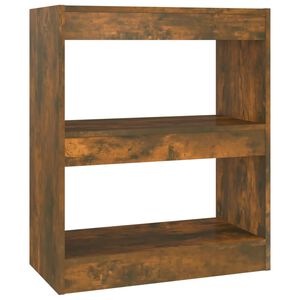 vidaXL Estante/divis&oacute;ria 60x30x72 cm cor carvalho fumado