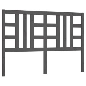 vidaXL Cabeceira de cama 166x4x100 cm pinho maci&ccedil;o cinzento