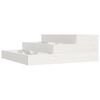 vidaXL Vaso/floreira 78x78x27 cm pinho maci&ccedil;o branco