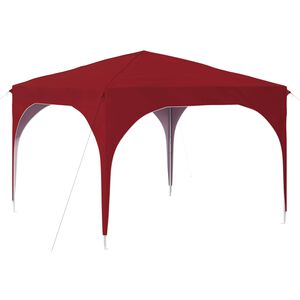 vidaXL Tenda de Festa Pop-up 290 x 290 x 245 cm Borgonha